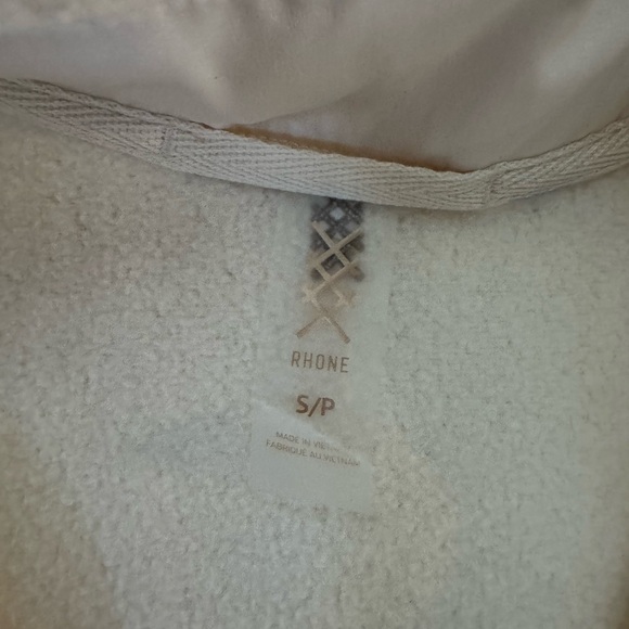 RHONE Women's Ivory Fleece Vest - Picture 3 of 5